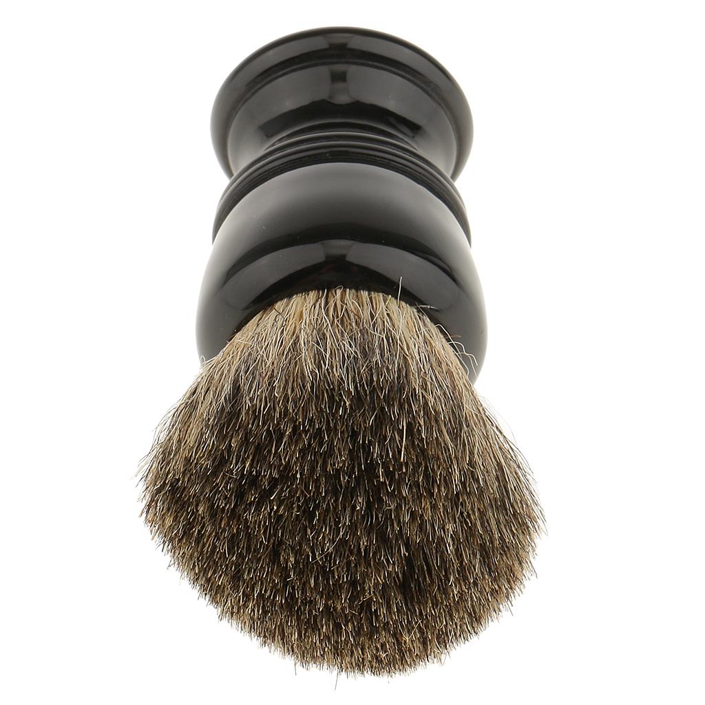 Men'S Grooming Cream - サロン用ヘアシェービングブラシ、柔らかい毛のシェービングクリームブラシ、男性用シェービング用品、パーソナルグルーミングおよび旅行用。
