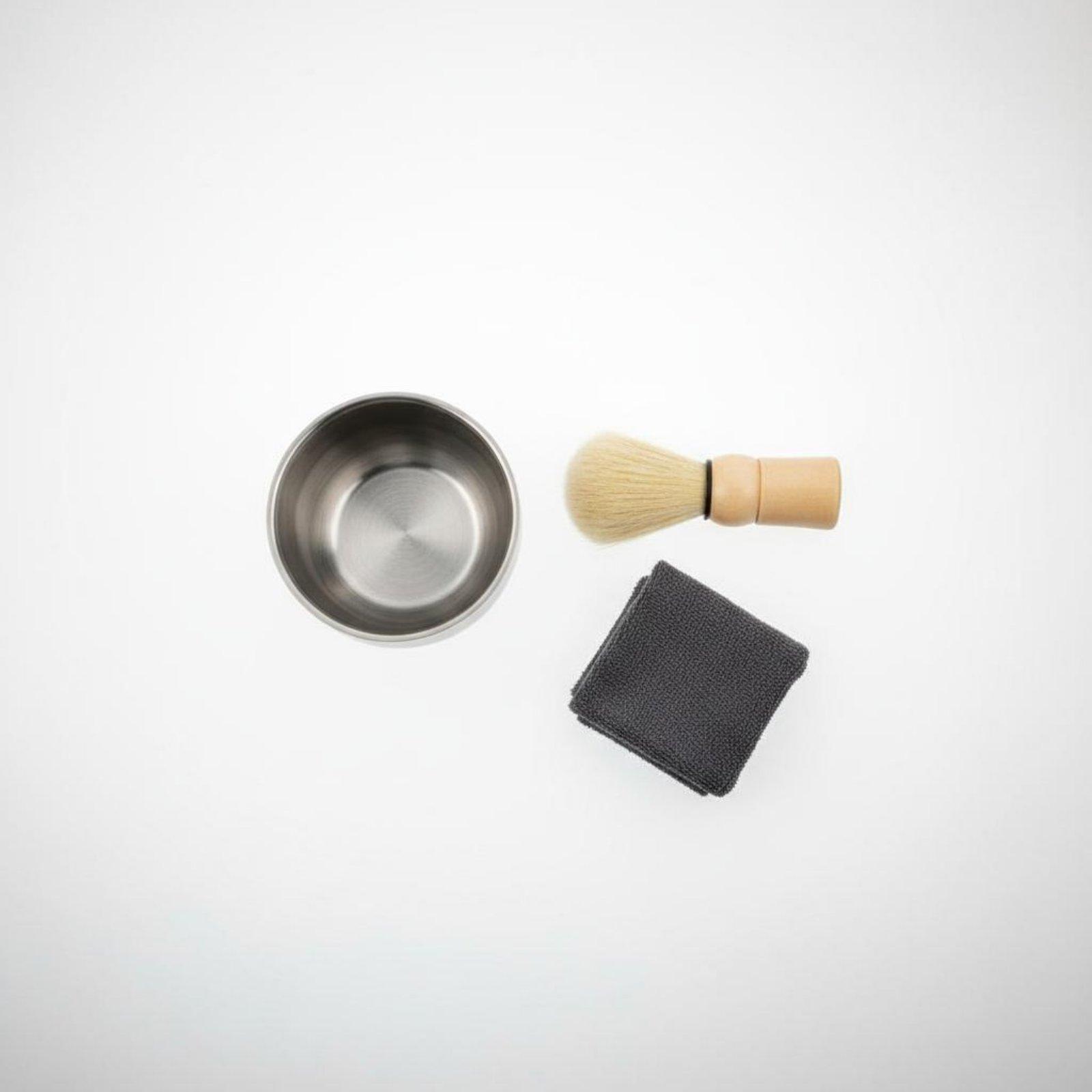 Shaving Bowl Soap - 男性用シェービングフォームボウル、広口で素早く泡立てられるシェービングソープディッシュ、家庭用フェイシャルグルーミング用