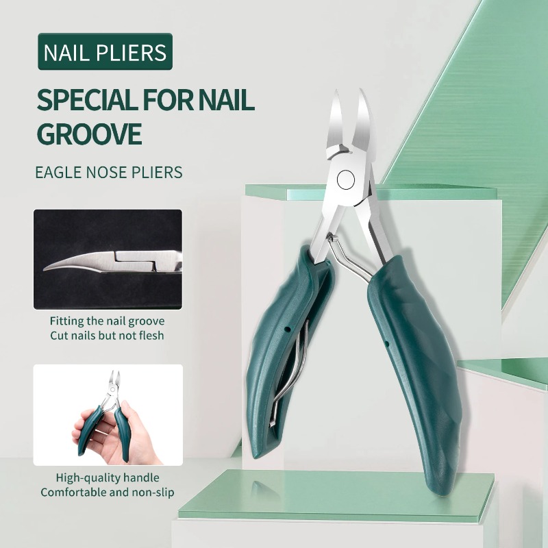 Nail Care Kit Mens - 2個または4個入りのマニキュアセット。爪切り、キューティクルニッパー、ステンレス製のフットケアツール、角質除去用やすり、角質除去器。男性・女性向け、家庭用。
