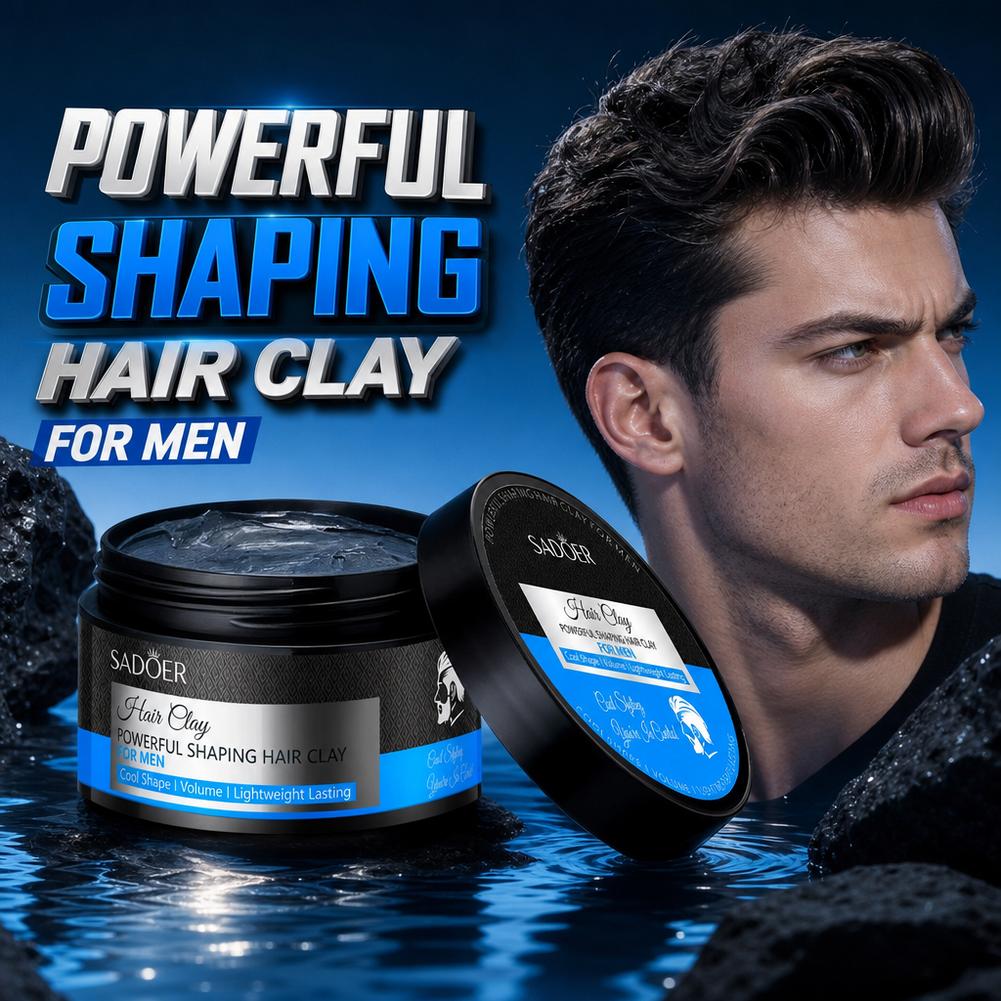 Men'S Grooming Cream - メンズヘアスタイリングクレイ 強力ホールド マット仕上げ ヘアワックス 長持ちボリューム シェーピングクリーム