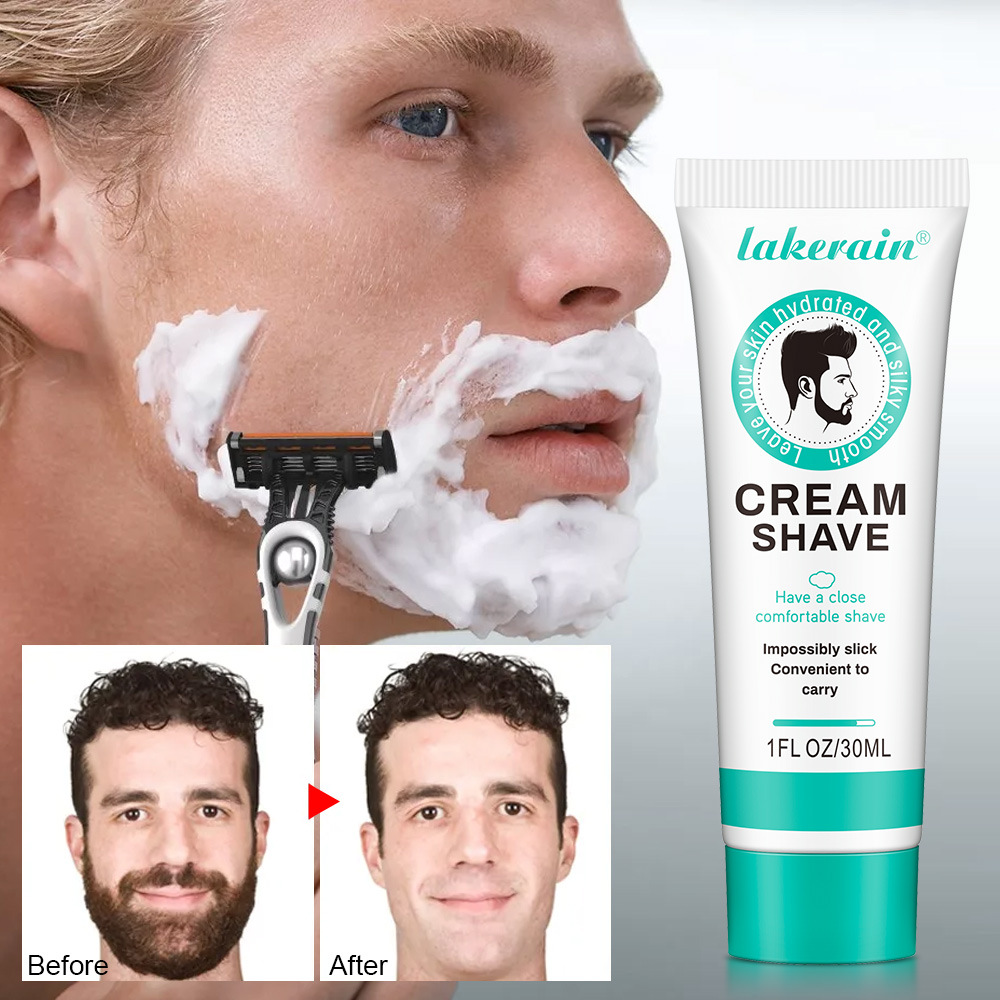 Men'S Grooming Cream - レイカレイン シェーブクリーム シェーブジェル スムーズ カット防止 シェービングクリーム