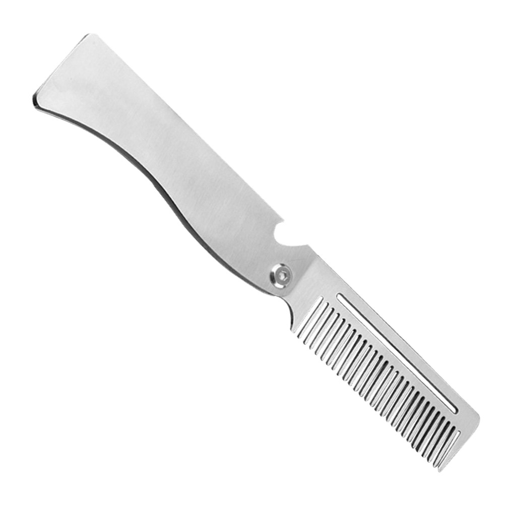 折りたたみ式ひげ用コーム。細かい歯で髪の毛をとかすのに適して - Men'S Grooming Hair のレビューと価格