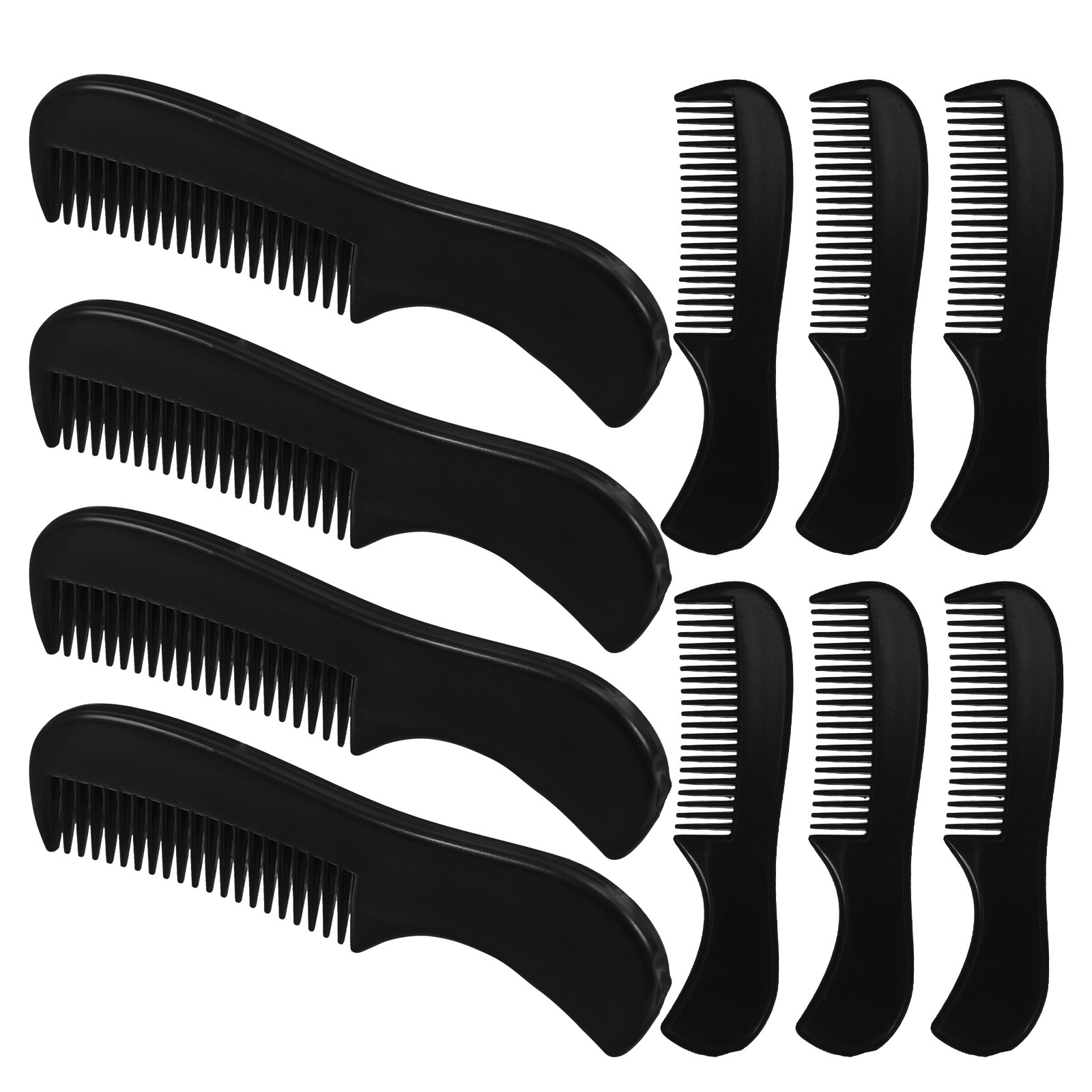 男性用小型ひげ用コーム10個入り。穴あけ不要のデザインで、プ - Men'S Grooming Hair のレビューと価格