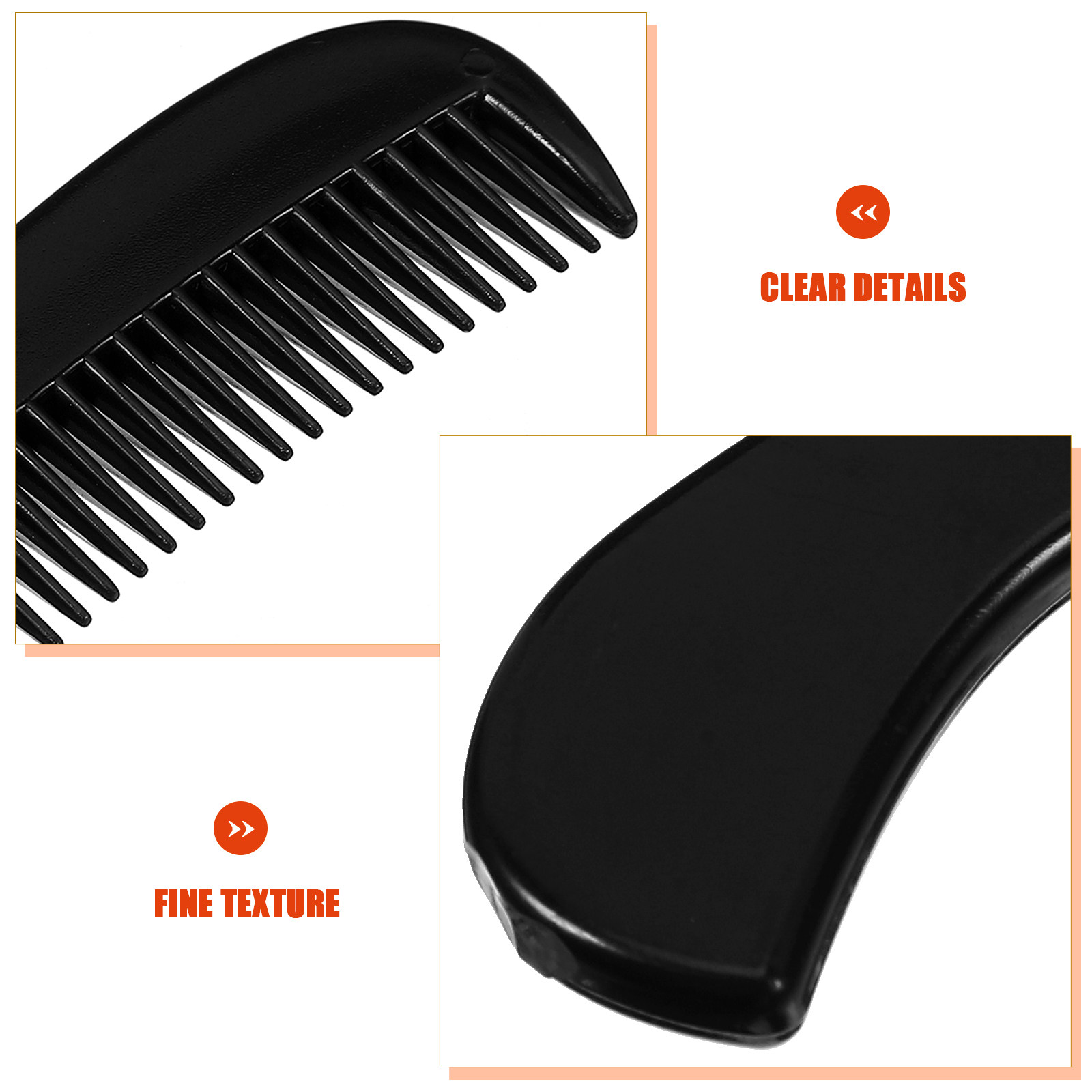 男性用小型ひげ用コーム10個入り。穴あけ不要のデザインで、プ - Men'S Grooming Hair のレビューと価格