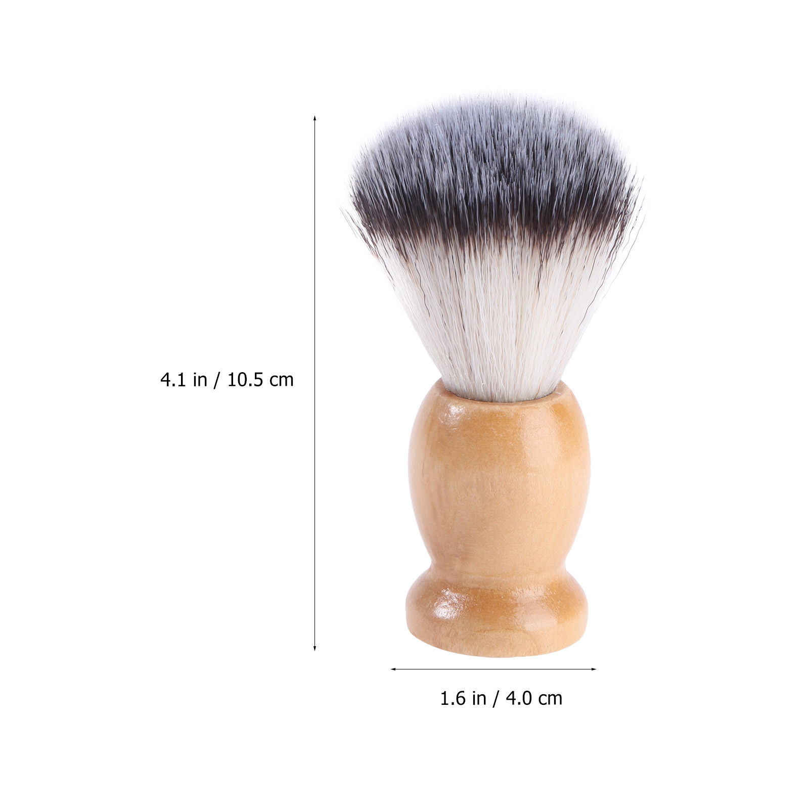 男性用、合成ナイロン製の毛を使用した、木製のハンドルが付いた - Men'S Grooming Hair のレビューと価格