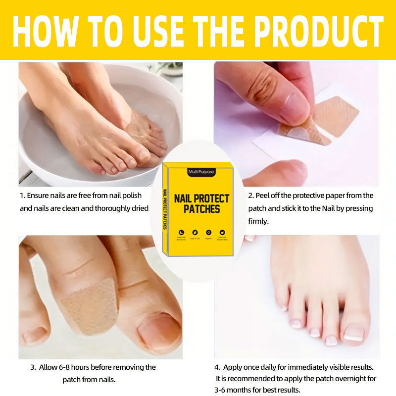 88枚入りブラウンの爪用パッチステッカー、足の爪用ネイルステ - Nail Care Kit Mens のレビューと価格