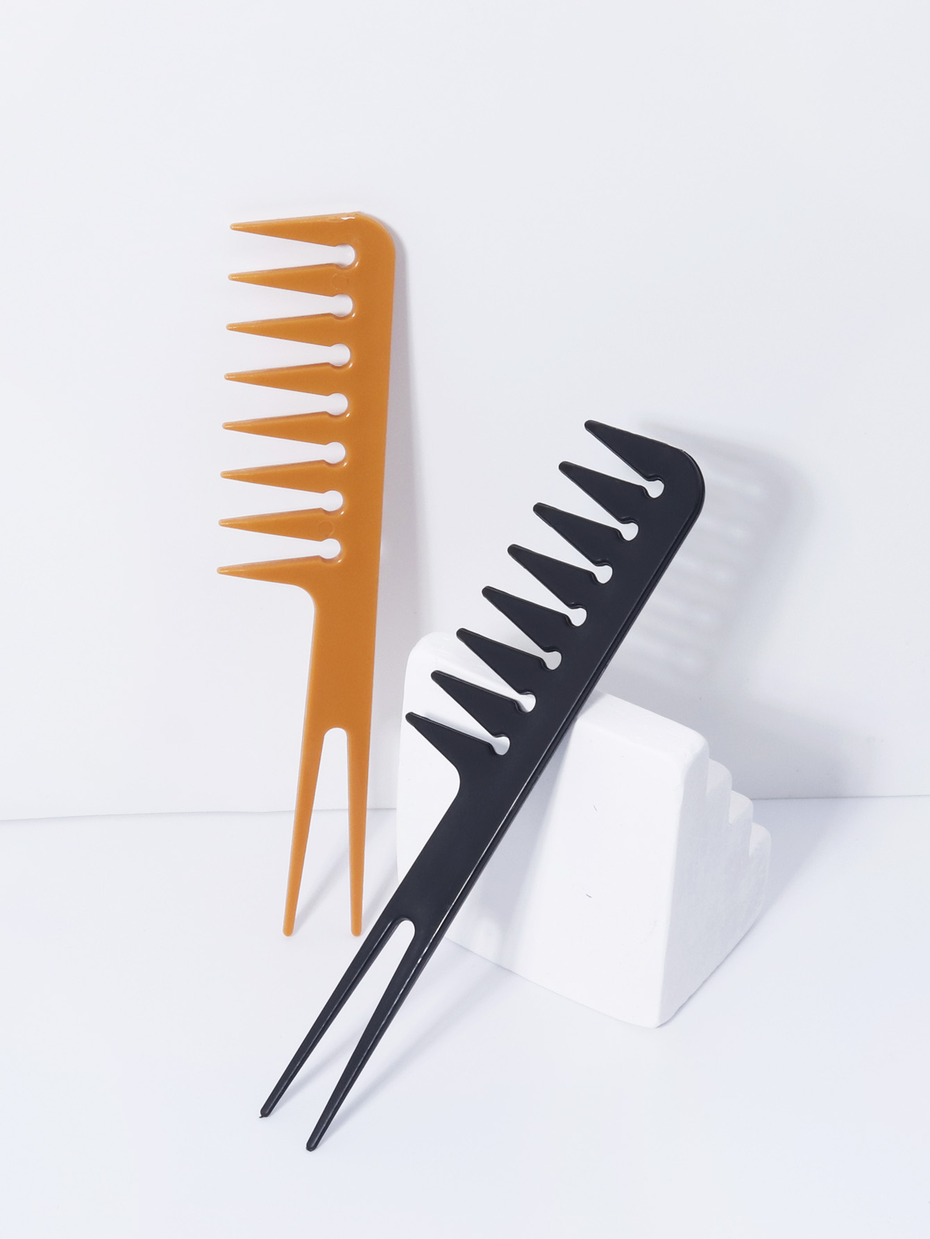 ダブルフォークワイドトゥースコーム、両面コーム、アフリカンコ - Men'S Grooming Hair のレビューと価格
