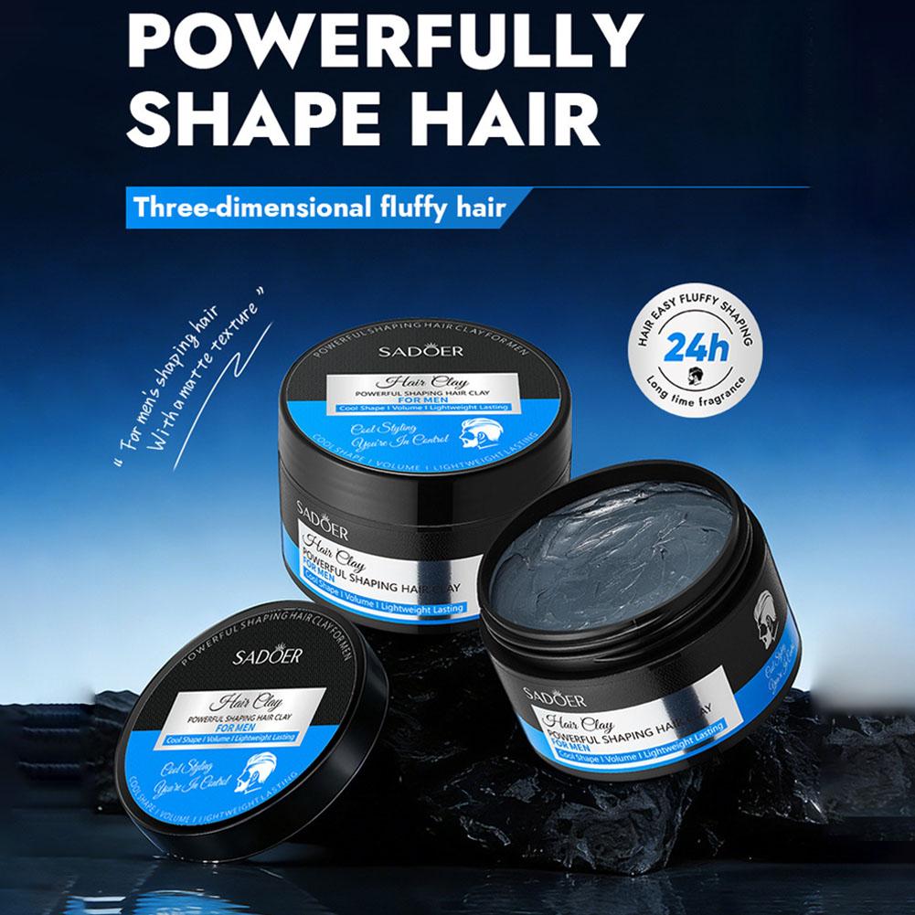 マットヘアスタイリングクレイ強力ホールド非脂っこいヘアワック - Men'S Grooming Cream のレビューと価格