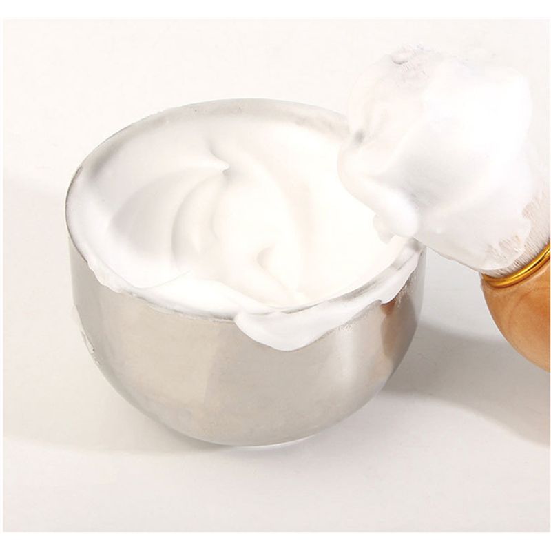 ABKS-ステンレス製シェービングブラシホルダー、天然木製ハ - Shaving Bowl Soap のレビューと価格