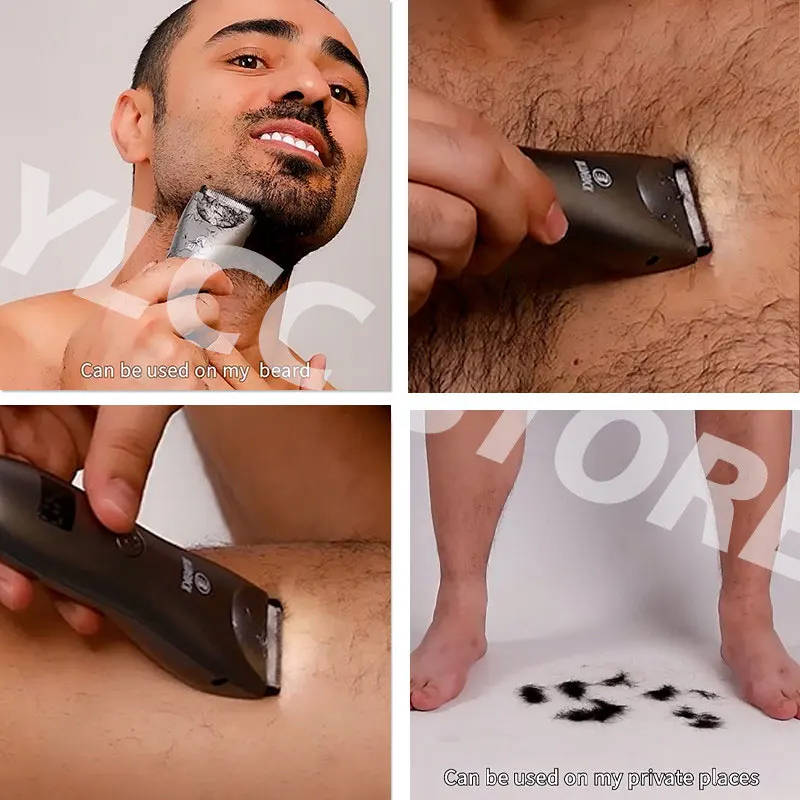 男性用親密な陰毛除去電気鼠径部トリマー男性シェーバー敏感エリ - Men'S Grooming Hair のレビューと価格