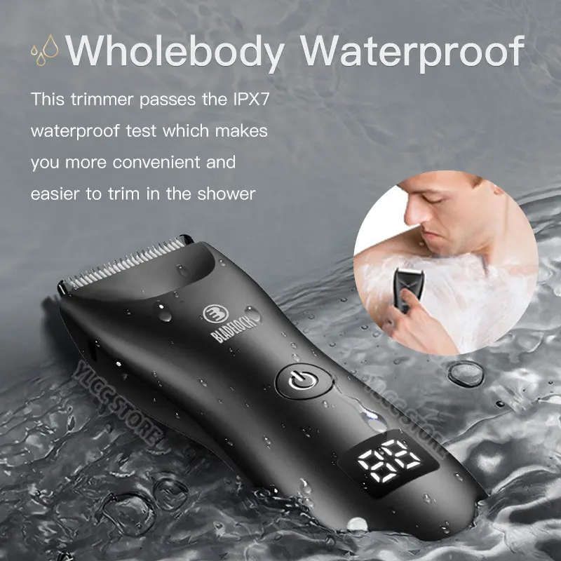 男性用親密な陰毛除去電気鼠径部トリマー男性シェーバー敏感エリ - Men'S Grooming Hair のレビューと価格