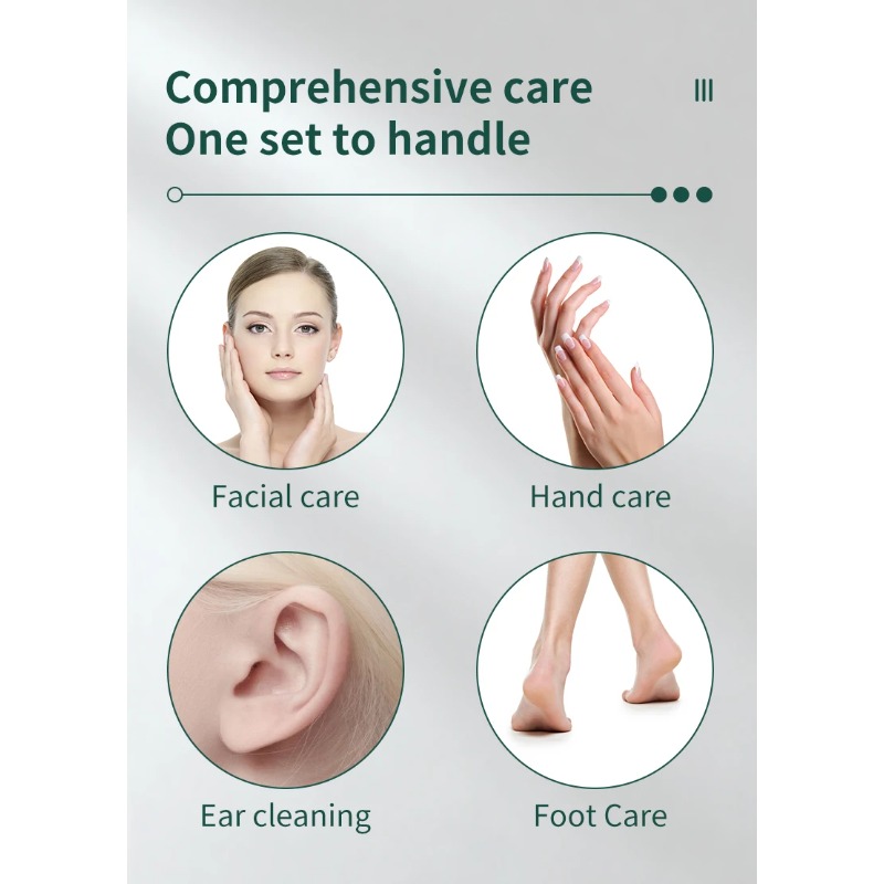 2個または4個入りのマニキュアセット。爪切り、キューティクル - Nail Care Kit Mens のレビューと価格