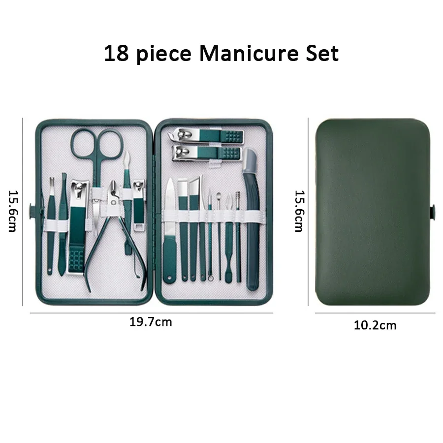 4/7/10/12/18点入り マニキュアセット ネイルクリ - Nail Care Kit Mens のレビューと価格