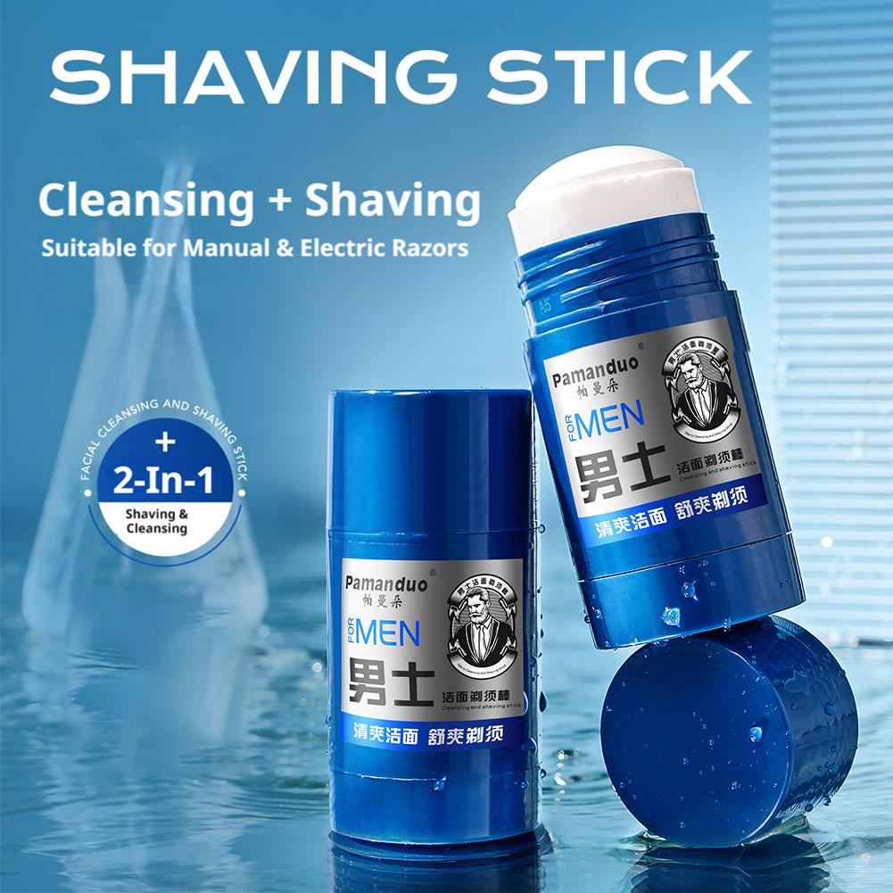 男性用シェービングスティック、洗顔用、固形シェービングクリー - Men'S Grooming Cream のレビューと価格