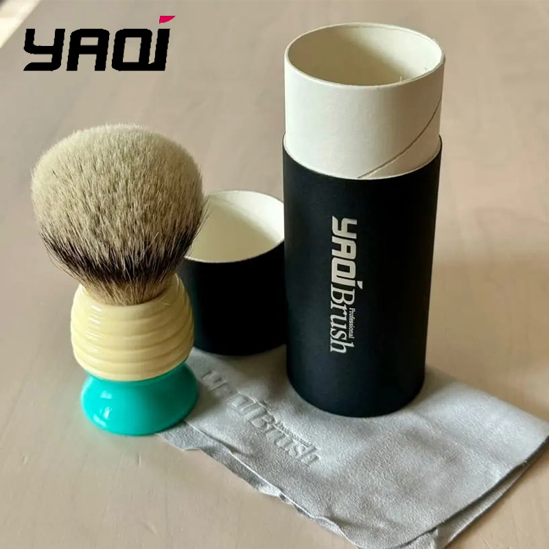 YAQI メンズ ウェットシェービングブラシ ツートーン シ - Men'S Grooming Cream のレビューと価格