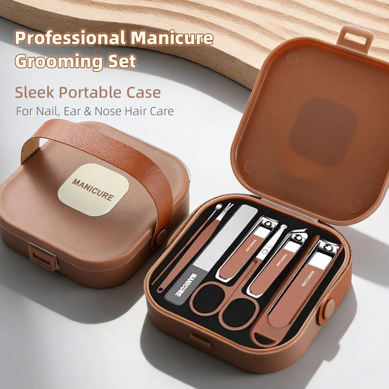 ネイルケアキット 飛散防止マニキュアセット ステンレス製爪切 - Nail Care Kit Mens のレビューと価格
