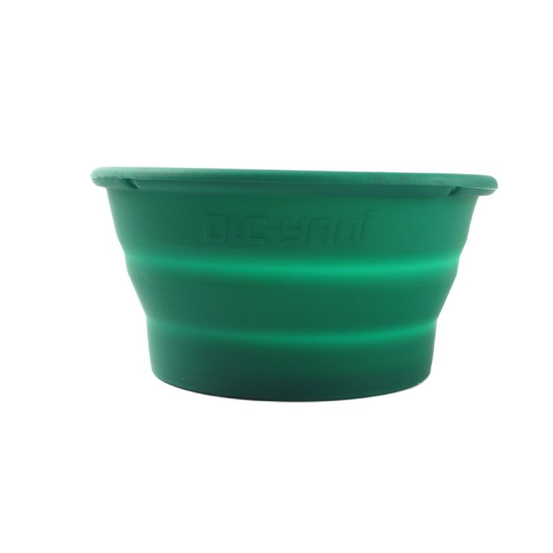 Yaqi-旅行用折りたたみ式シリコンスイベルボウル、グリーン - Shaving Bowl Soap のレビューと価格