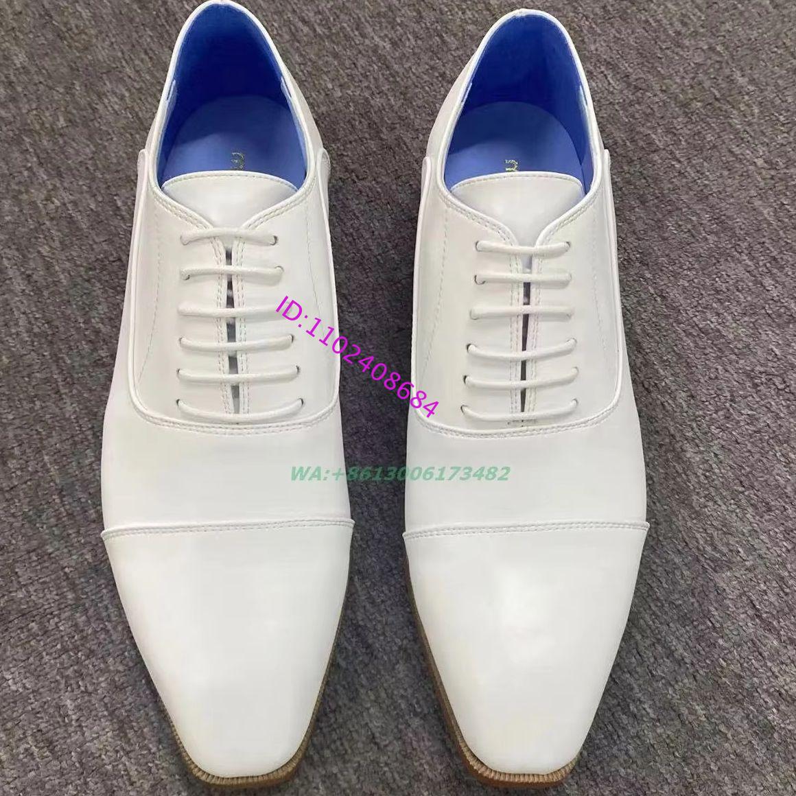 デザインメンズホワイトレースアップイブニングドレスシューズ新 - Men'S Grooming Oxford のレビューと価格