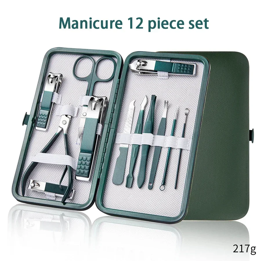 マニキュアセット ネイルクリッパーキット プロフェッショナル - Nail Care Kit Mens のレビューと価格