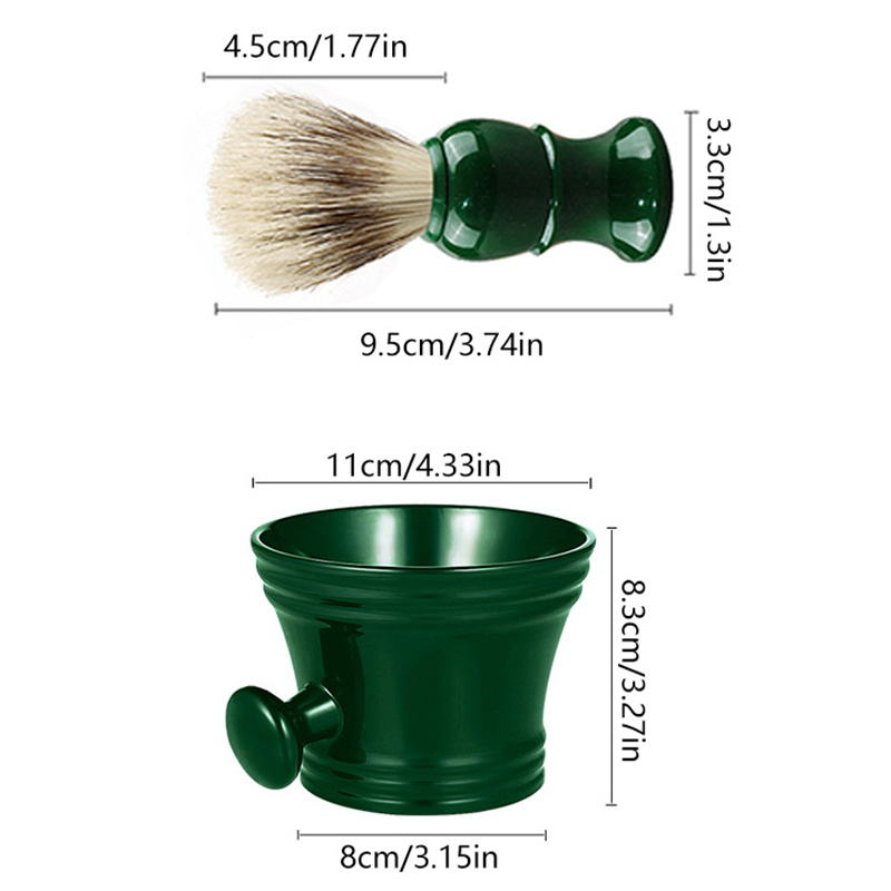 プラスチック製シェービングブラシボウル男性用ひげケア石鹸泡マ - Shaving Bowl Soap のレビューと価格